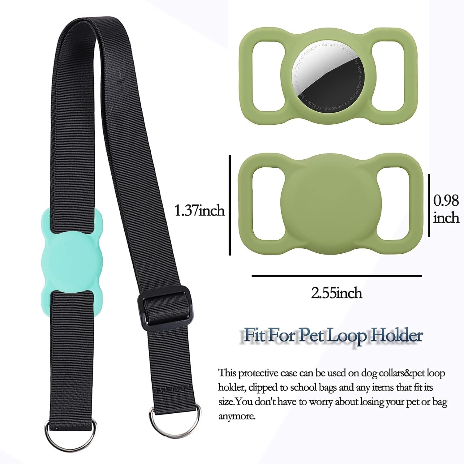 Protective Case Compatible for Airtag GPS Tracker