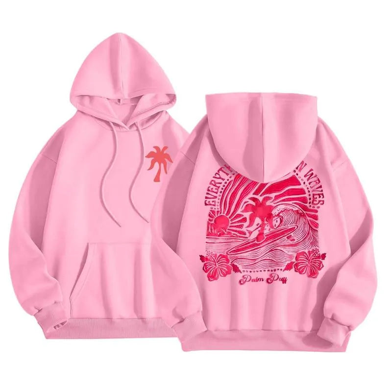 Iconic Pink Palm Hoodie