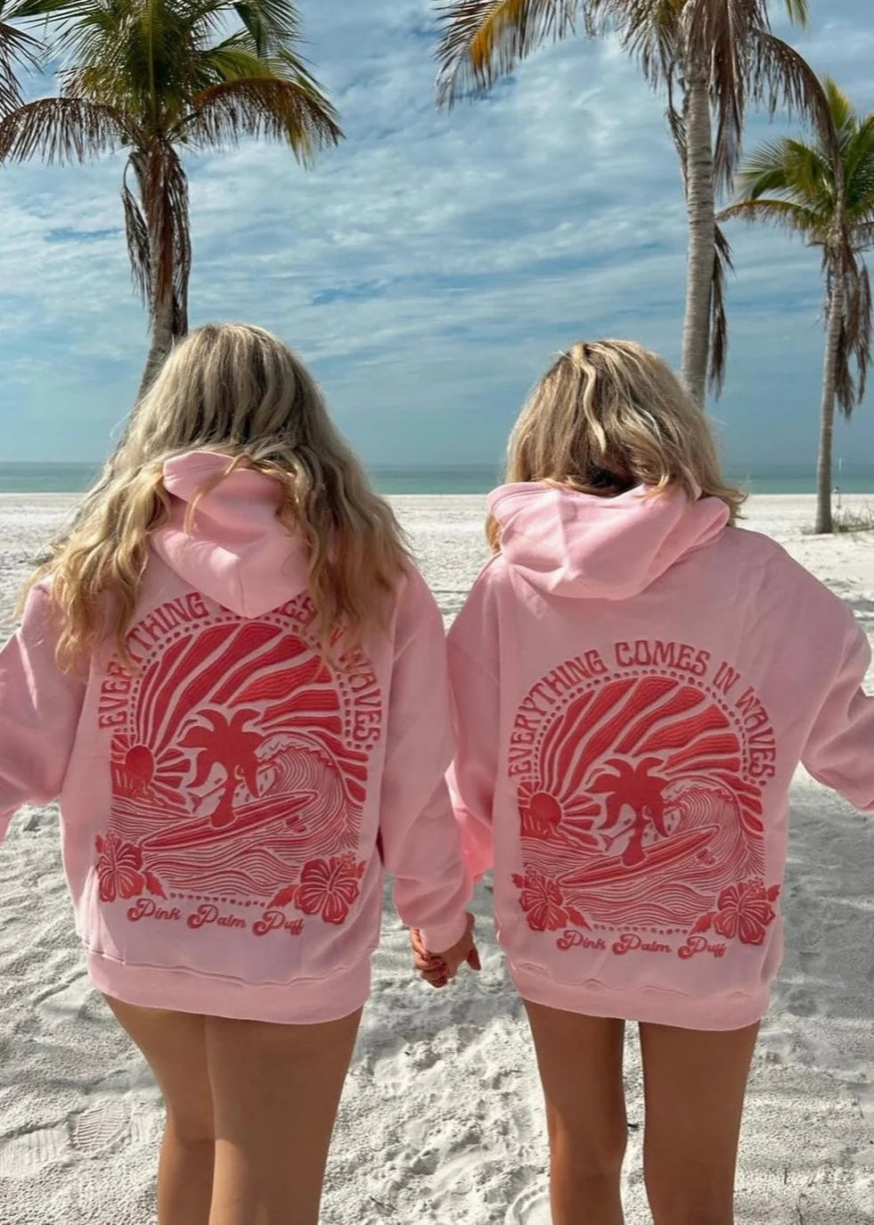 Iconic Pink Palm Hoodie